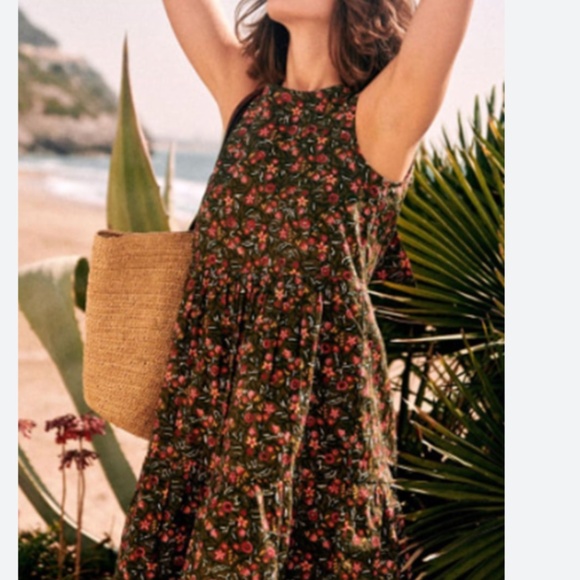 Sézane Fifi Dress, Size 38, Kaki - Picture 2 of 4